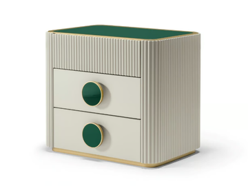 SECRET N36 - Rectangular wooden bedside table with drawers by SCAPPINI & C - view 2